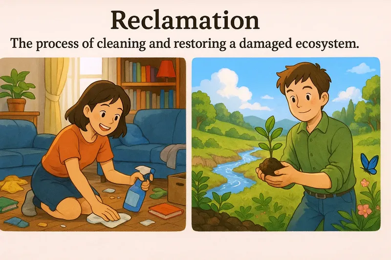 What is Reclamation? - Easy to Understand What is Reclamation? - Easy to Understand