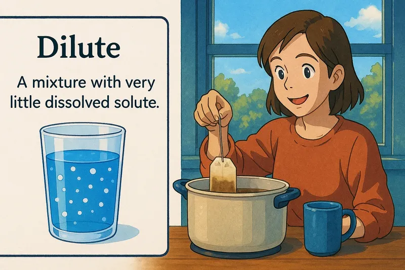 What is a Dilute? - Easy to Understand What is a Dilute? - Easy to Understand
