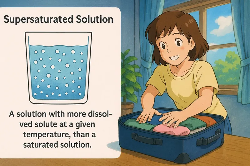 What is a Supersaturated Solution? - Easy to Understand What is a Supersaturated Solution? - Easy to Understand