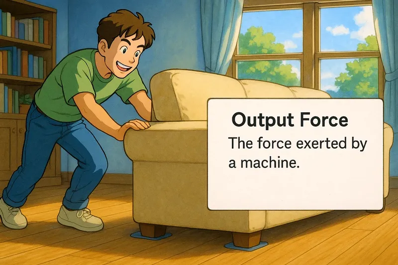 What is Output Force? - Easy to Understand What is Output Force? - Easy to Understand
