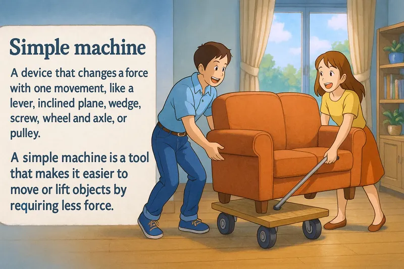 What is a Simple Machine? - Easy to Understand What is a Simple Machine? - Easy to Understand