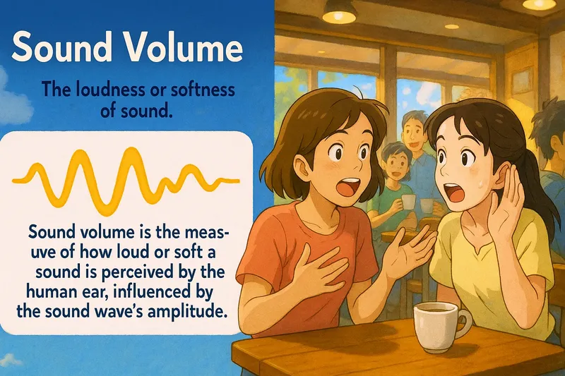 What is Sound Volume? - Easy to Understand What is Sound Volume? - Easy to Understand
