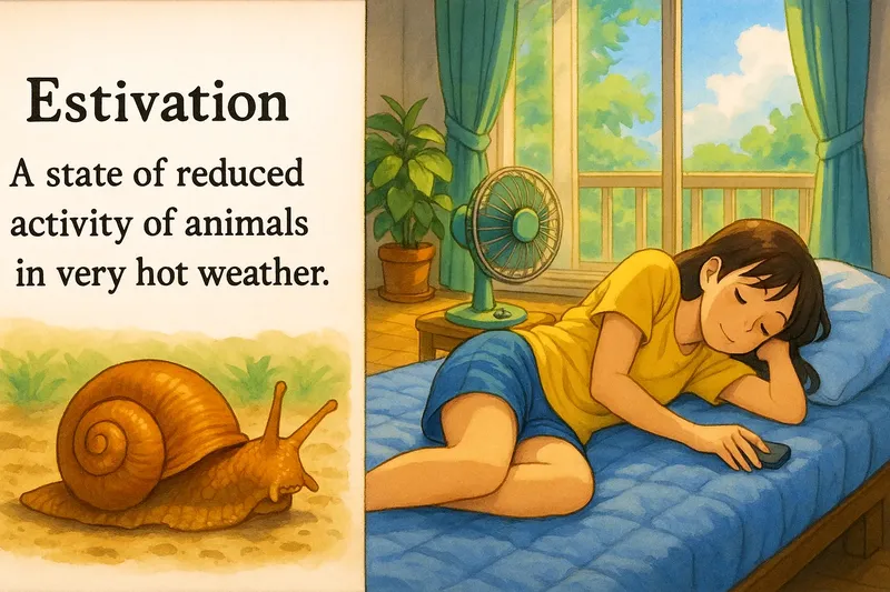 What is Estivation? - Easy to Understand What is Estivation? - Easy to Understand