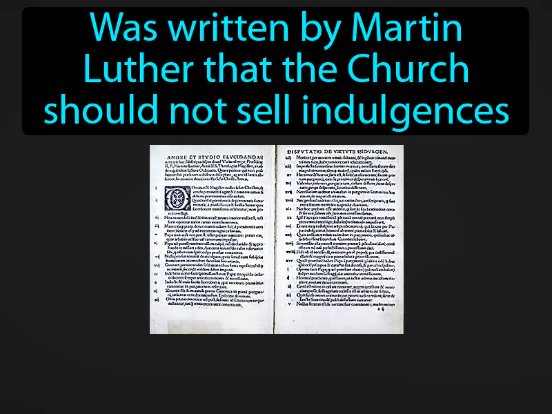 95 Theses Definition 95 Theses Definition