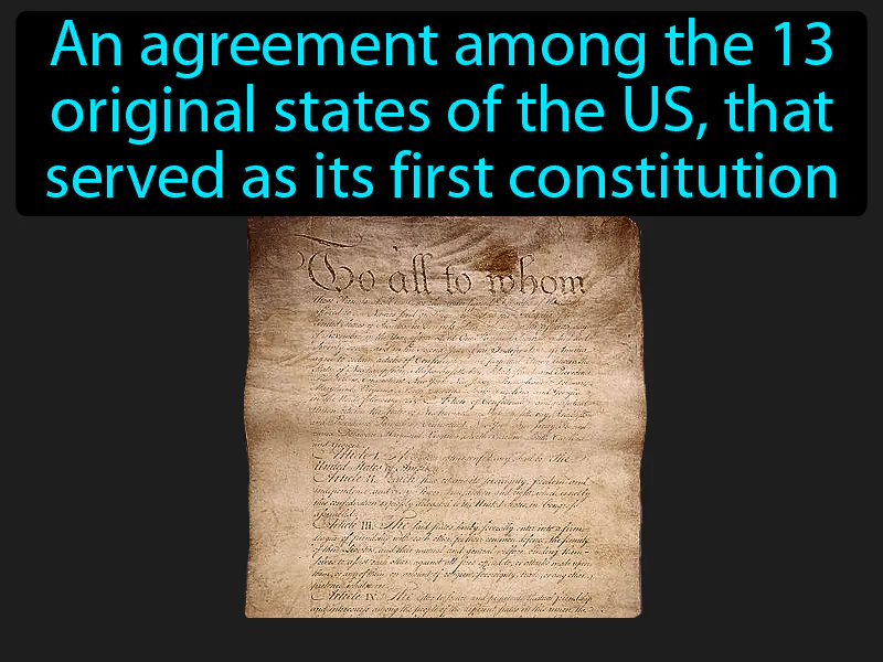 Articles Of Confederation Definition Articles Of Confederation Definition