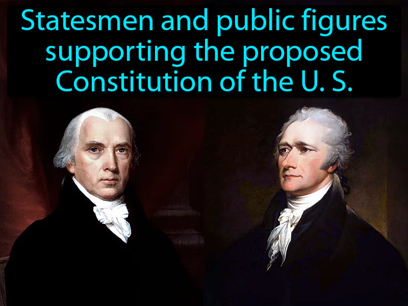 Federalists Definition Federalists Definition