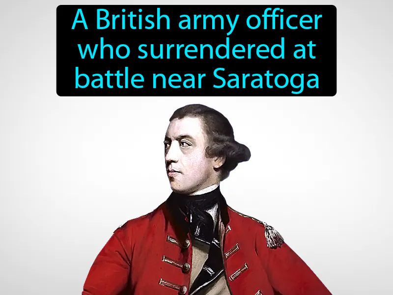 John Burgoyne Definition John Burgoyne Definition