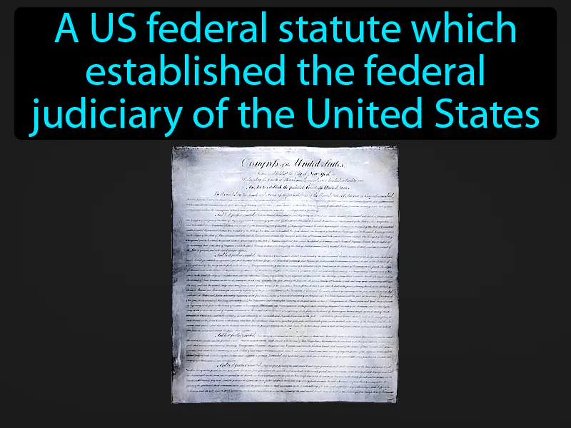 Judiciary Act Of 1789 Definition