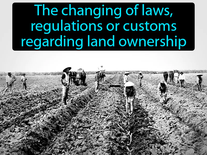 Land Reform Definition Land Reform Definition