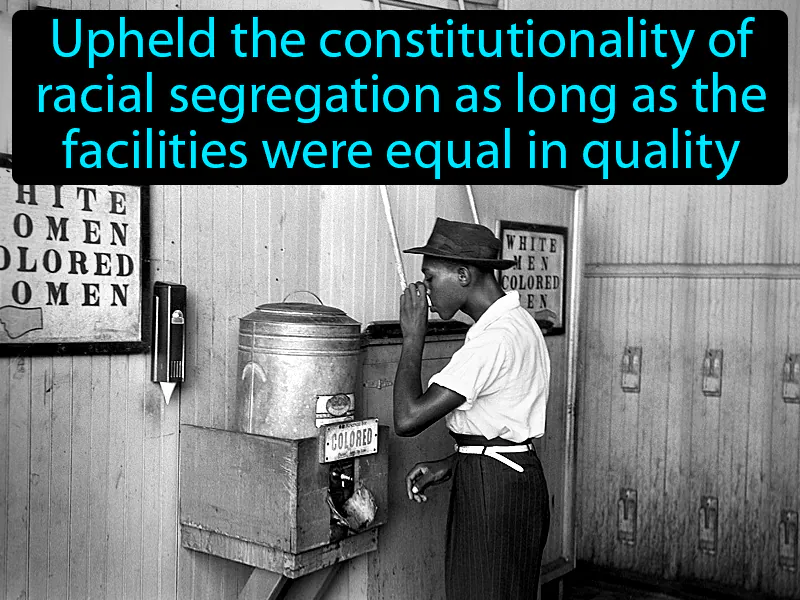 Plessy V Ferguson Definition Plessy V Ferguson Definition