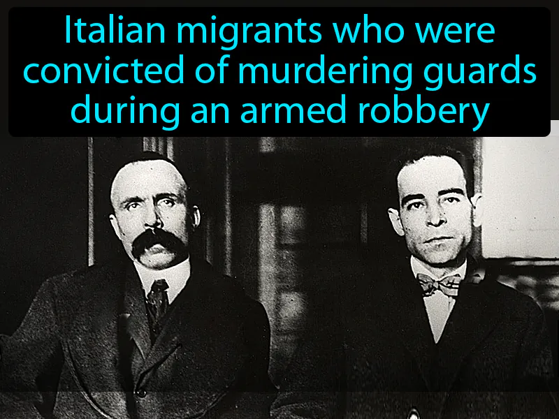 Sacco And Vanzetti Definition Sacco And Vanzetti Definition