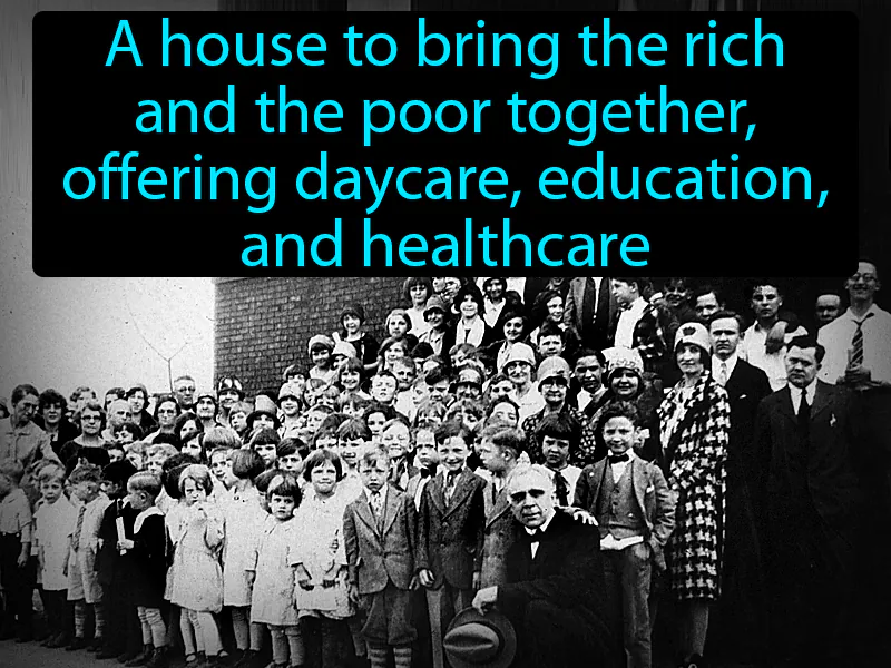 Settlement House Definition Settlement House Definition