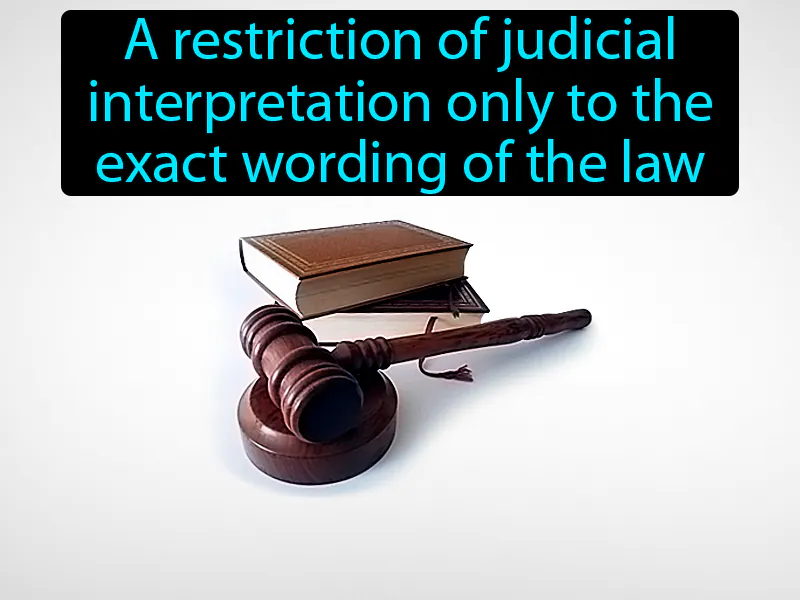 Strict Construction Definition Strict Construction Definition