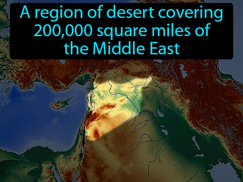Syrian Desert Definition