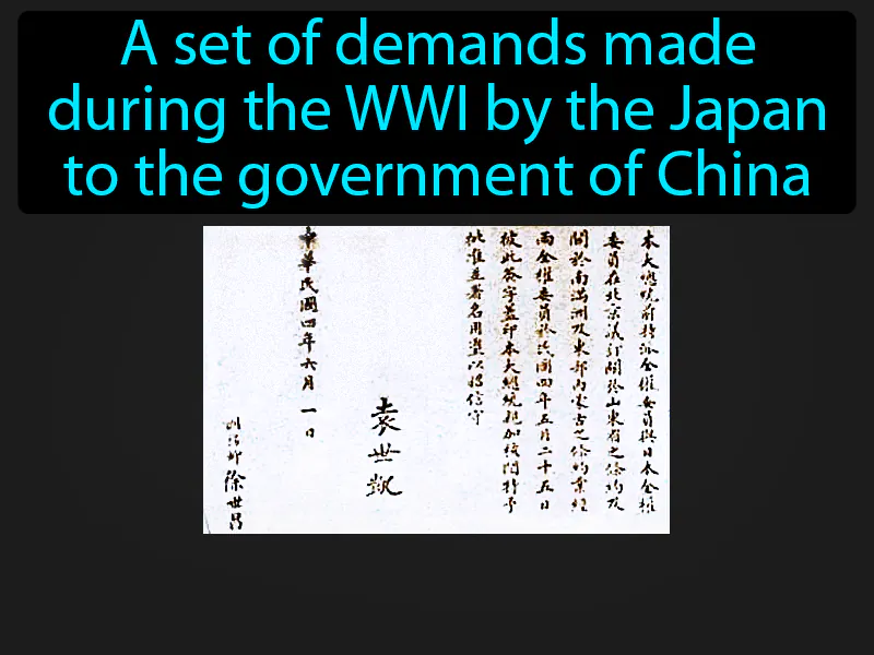 Twenty-One Demands Definition Twenty-One Demands Definition