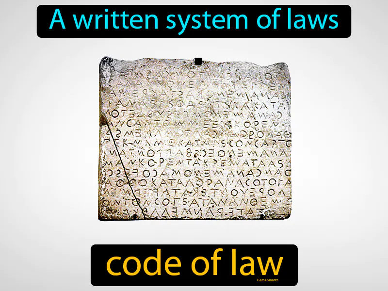 Code Of Law Definition Code Of Law Definition