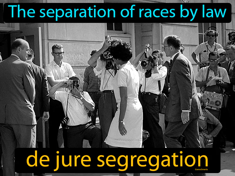 De Jure Segregation Definition De Jure Segregation Definition