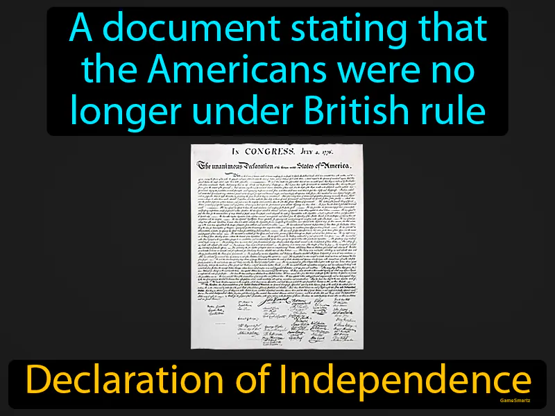 Declaration Of Independence Definition Declaration Of Independence Definition