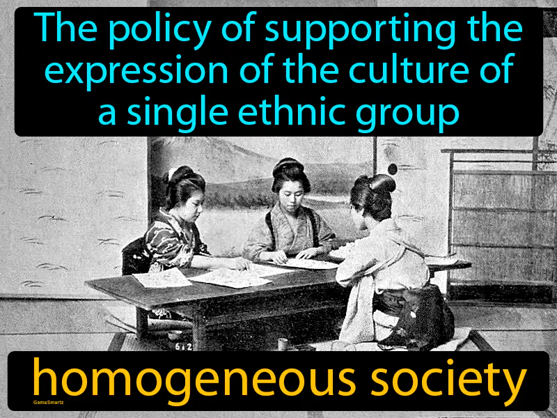Homogeneous Society Definition Homogeneous Society Definition