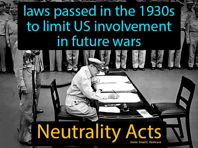 Neutrality Acts Definition