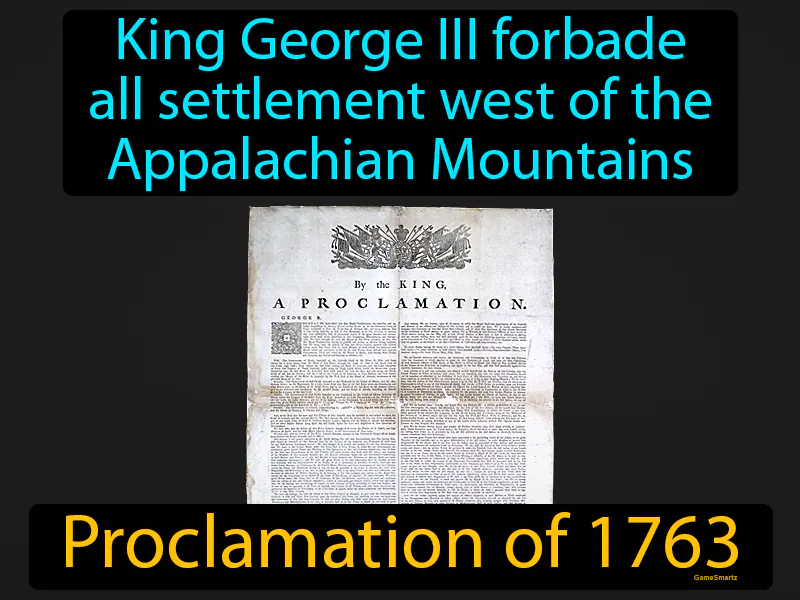Proclamation Of 1763 Definition Proclamation Of 1763 Definition