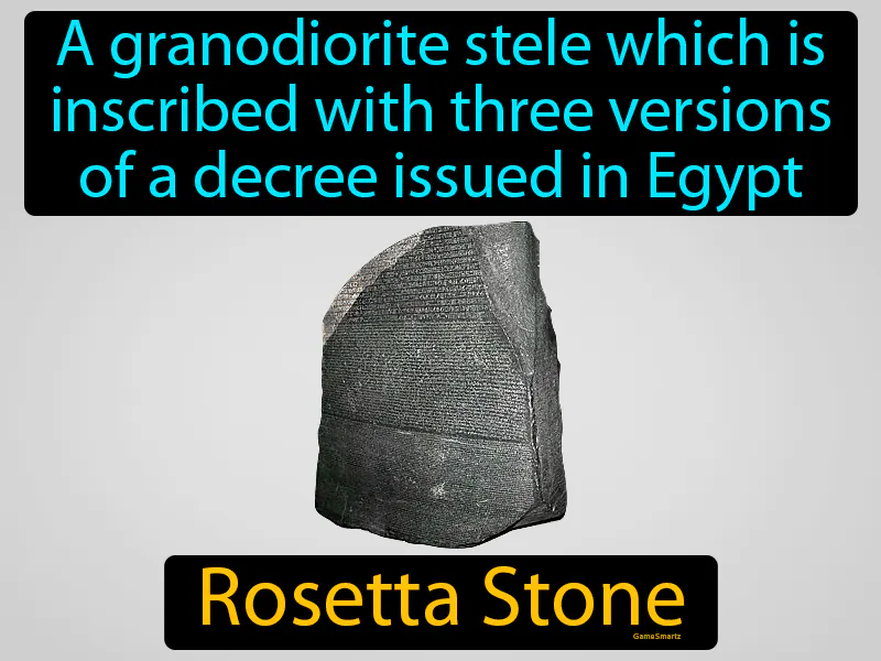 Rosetta Stone Definition Rosetta Stone Definition