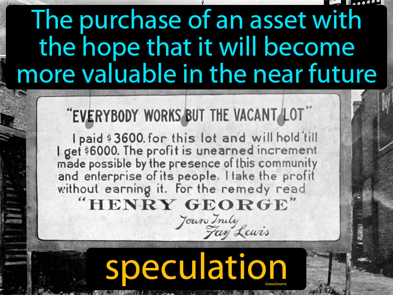 Speculation Definition Speculation Definition