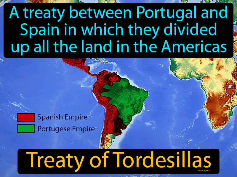 Treaty Of Tordesillas Definition Treaty Of Tordesillas Definition