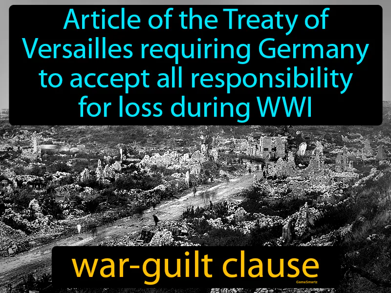 War-guilt Clause Definition War-guilt Clause Definition