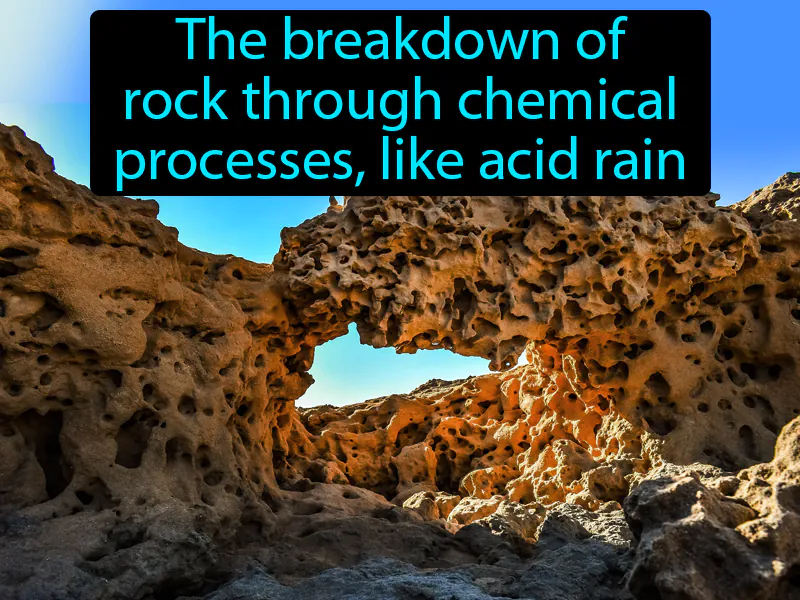 Chemical Weathering Definition Chemical Weathering Definition