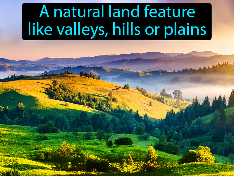 Landform Definition Landform Definition