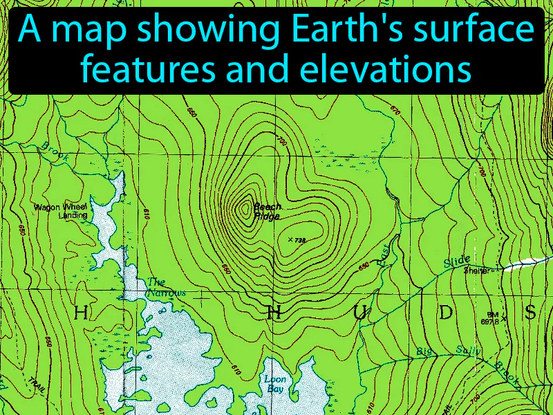 Topographic Map Definition
