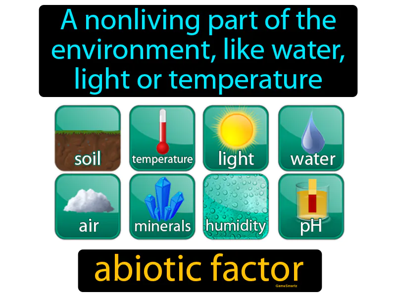 Abiotic Factor Definition Abiotic Factor Definition
