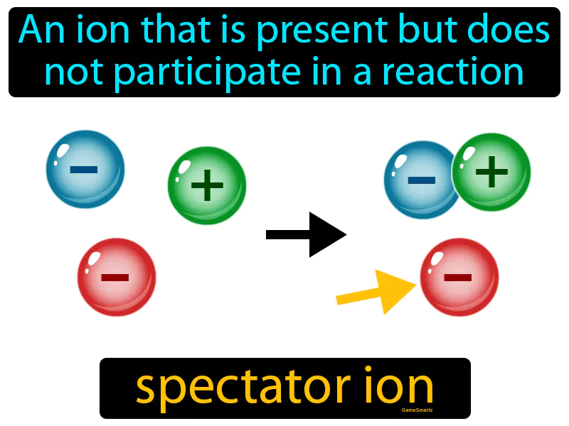 Spectator Ion Definition Spectator Ion Definition