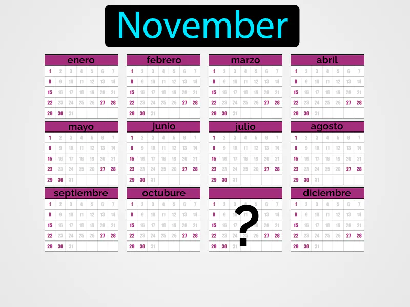 Noviembre Definition Noviembre Definition