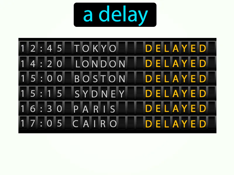 Un Retraso Definition Un Retraso Definition