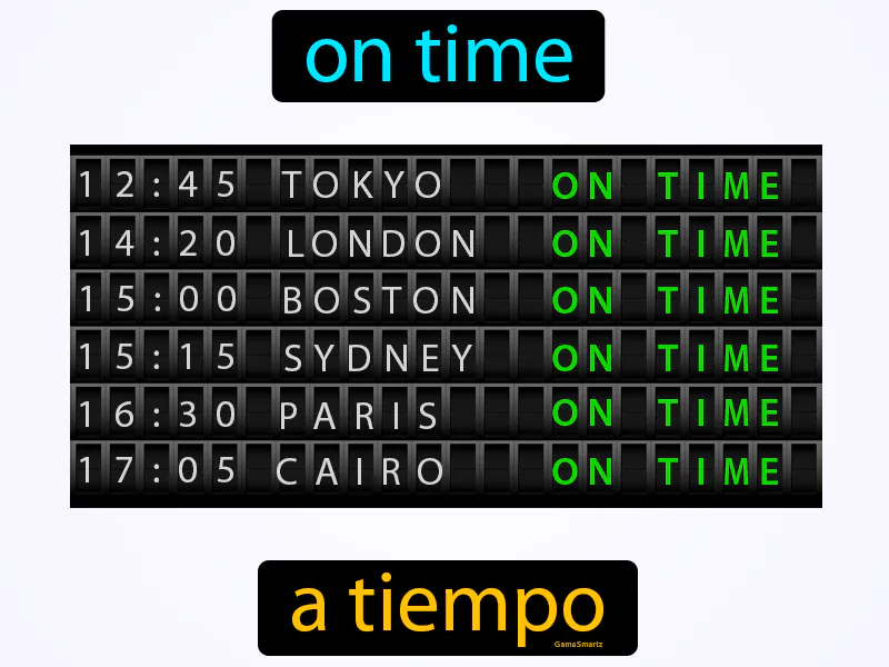 A Tiempo Definition A Tiempo Definition