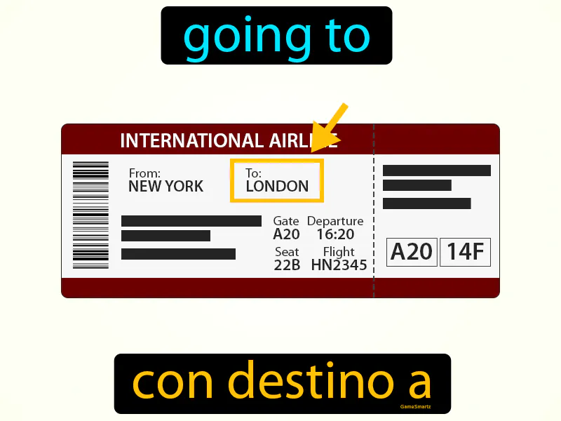 Con Destino A Definition Con Destino A Definition