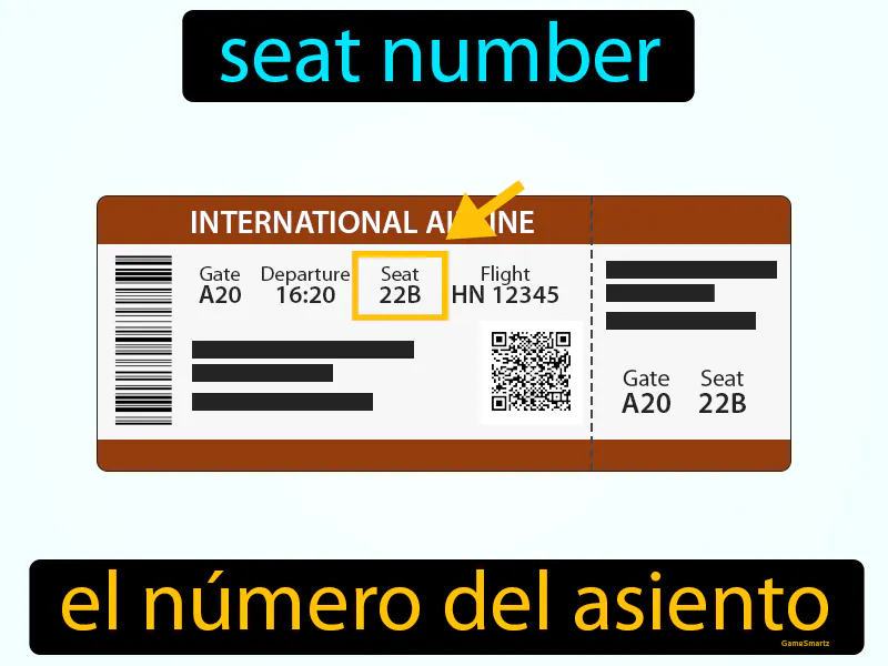 El Numero Del Asiento Definition El Numero Del Asiento Definition