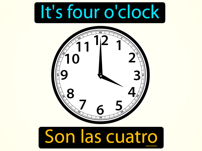 Son Las Cuatro Definition Son Las Cuatro Definition